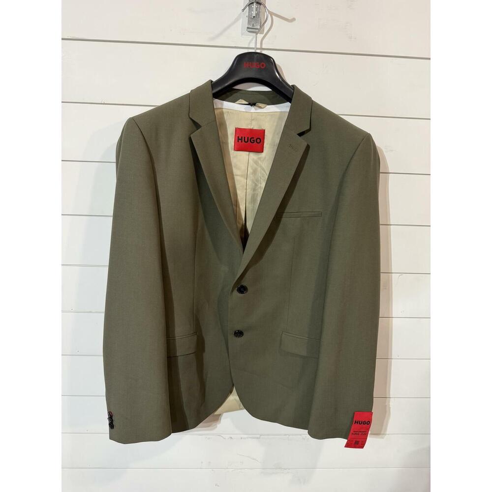 Hugo Green Arti Extra Slim Fit Suit Jacket and Pants 44R/38R RTL: $693.00 - Picture 3 of 13